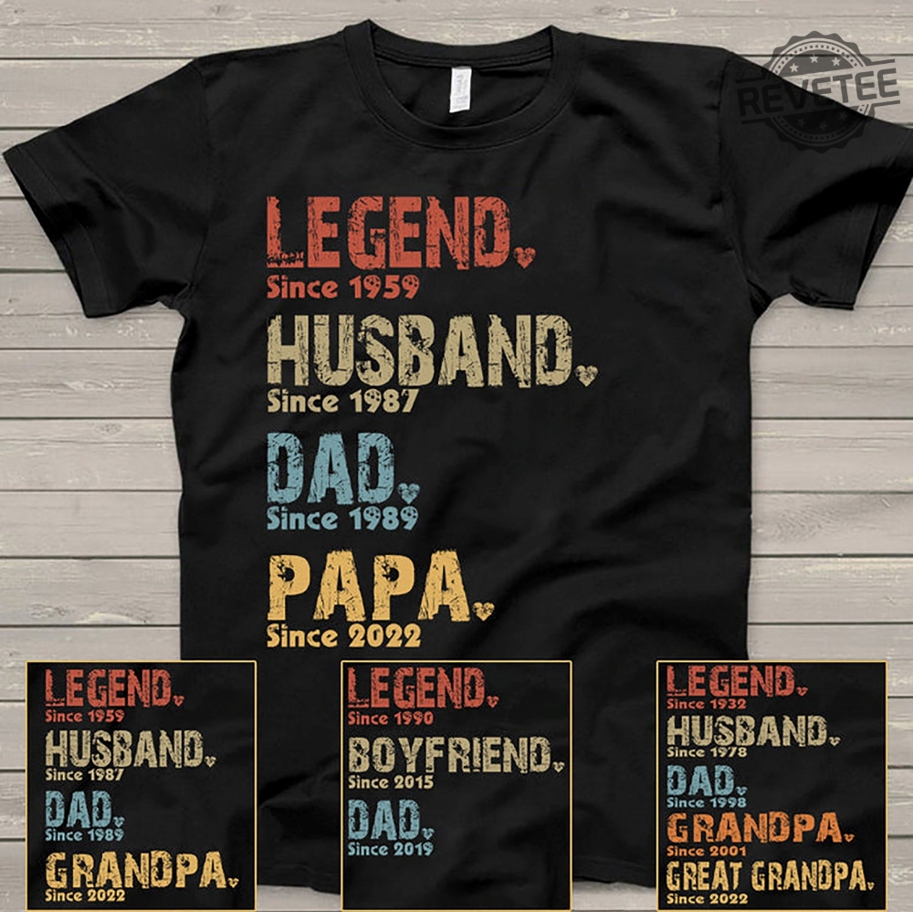 Personalized Legend Husband Dad Grandpa Shirt Apparel For Grandpa Best Shirt For Papa Fathers Day Gift Birthday Gift Unique