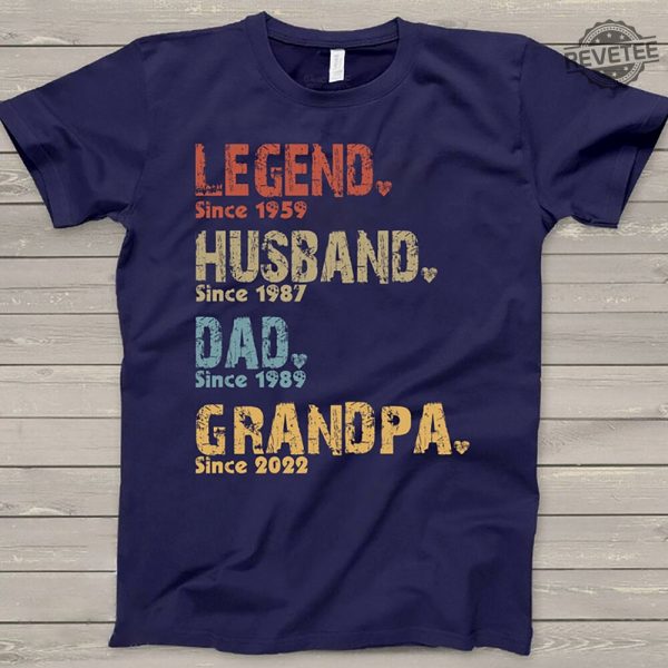 Personalized Legend Husband Dad Grandpa Shirt Apparel For Grandpa Best Shirt For Papa Fathers Day Gift Birthday Gift Unique revetee 2