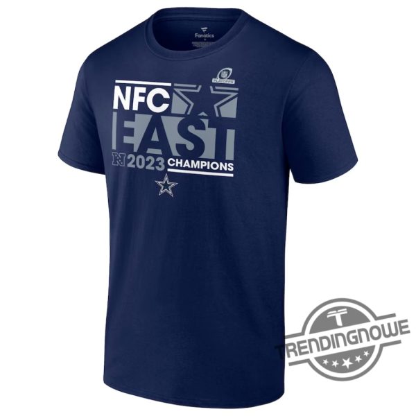 Nfc East Champions Shirt Dallas Cowboys 2023 Nfc East Division Champions Conquer Shirt trendingnowe 1 1