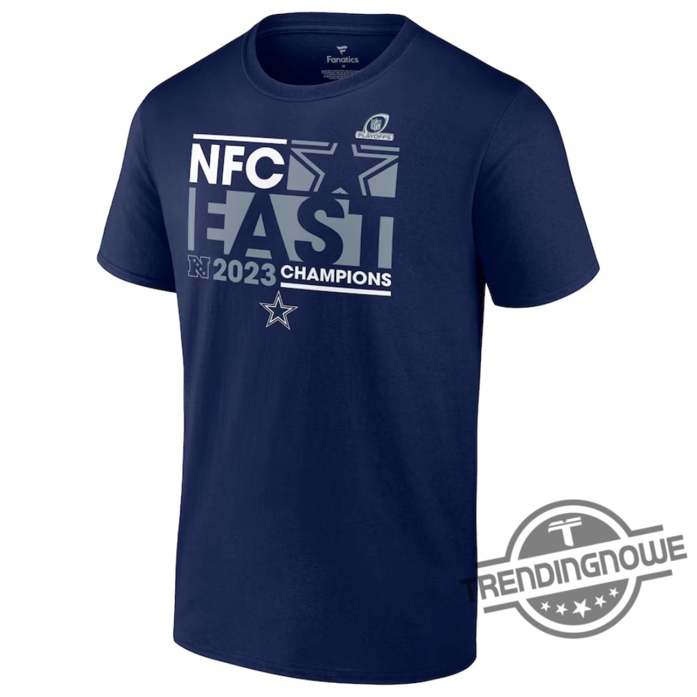 Nfc East Champions Shirt Dallas Cowboys 2023 Nfc East Division Champions Conquer Shirt