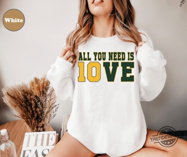 All You Need Is Love Packers Sweatshirt All You Need Is Jordan Love Football Sweatshirt Hoodie trendingnowe 2