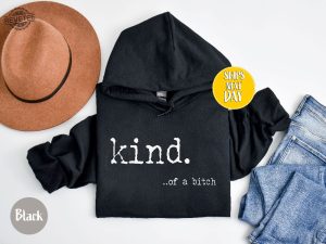 Kind Of A Bitch Shirt Funny Sweatshirt Hate Me Love Me Be Kind Hoodie Funny Hoodie Offensive Shirts Womens Attitude Shirt Unique revetee 4