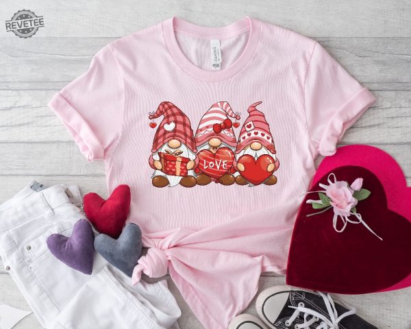 Valentine Day Gnomes Shirt Pilgrim Love Gnome Shirt Valentine Day Shirt Funny Gnomes Shirt Valentine Day Tees Unique revetee 1