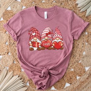 Valentine Day Gnomes Shirt Pilgrim Love Gnome Shirt Valentine Day Shirt Funny Gnomes Shirt Valentine Day Tees Unique revetee 3