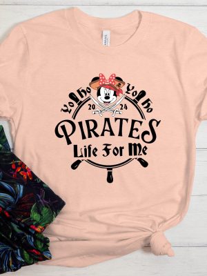 Mickey A Pirates Life For Me Shirt Minnie Pirate Shirt Disney Pirate Themed Tee Pirates Family Matching Shirt Disney Cruise Tee Unique revetee 2