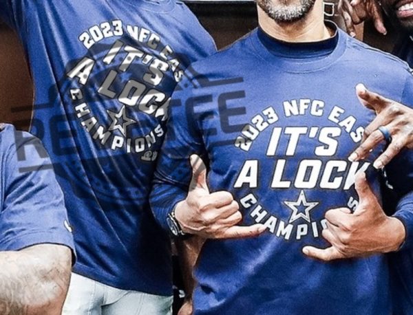 Cowboys 2023 Nfc East Championships Its A Lock Shirt Cowboys Nfc East Champions Cowboys Nfc East Champions Shirt Nfc East Champions Shirt Unique revetee 1