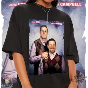 Jared Goff Dan Campbell Shirt Football Shirt Game Day Shirt Vintage Christmas Gift trendingnowe 2