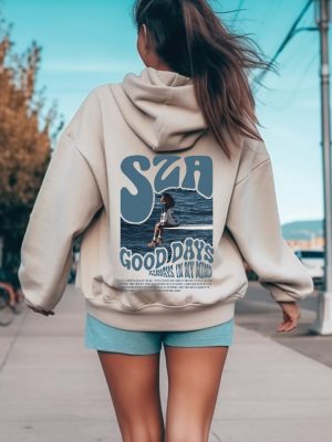 Sza Hoodie Good Days Sza Merch Sza Sos Tour Sza Album Hoodie Sza Graphic Tee Street Wear Hoodie Design On Back Sza A1 Unique revetee 4