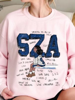 Retro Sza Sweatshirt Sza Shirt Good Days Sza Merch Sza Sos Tour Shirt 2023 Sza Sos Album Shirt Gift For Sza Fans Music Lovers Love Galore Lyrics Unique revetee 2