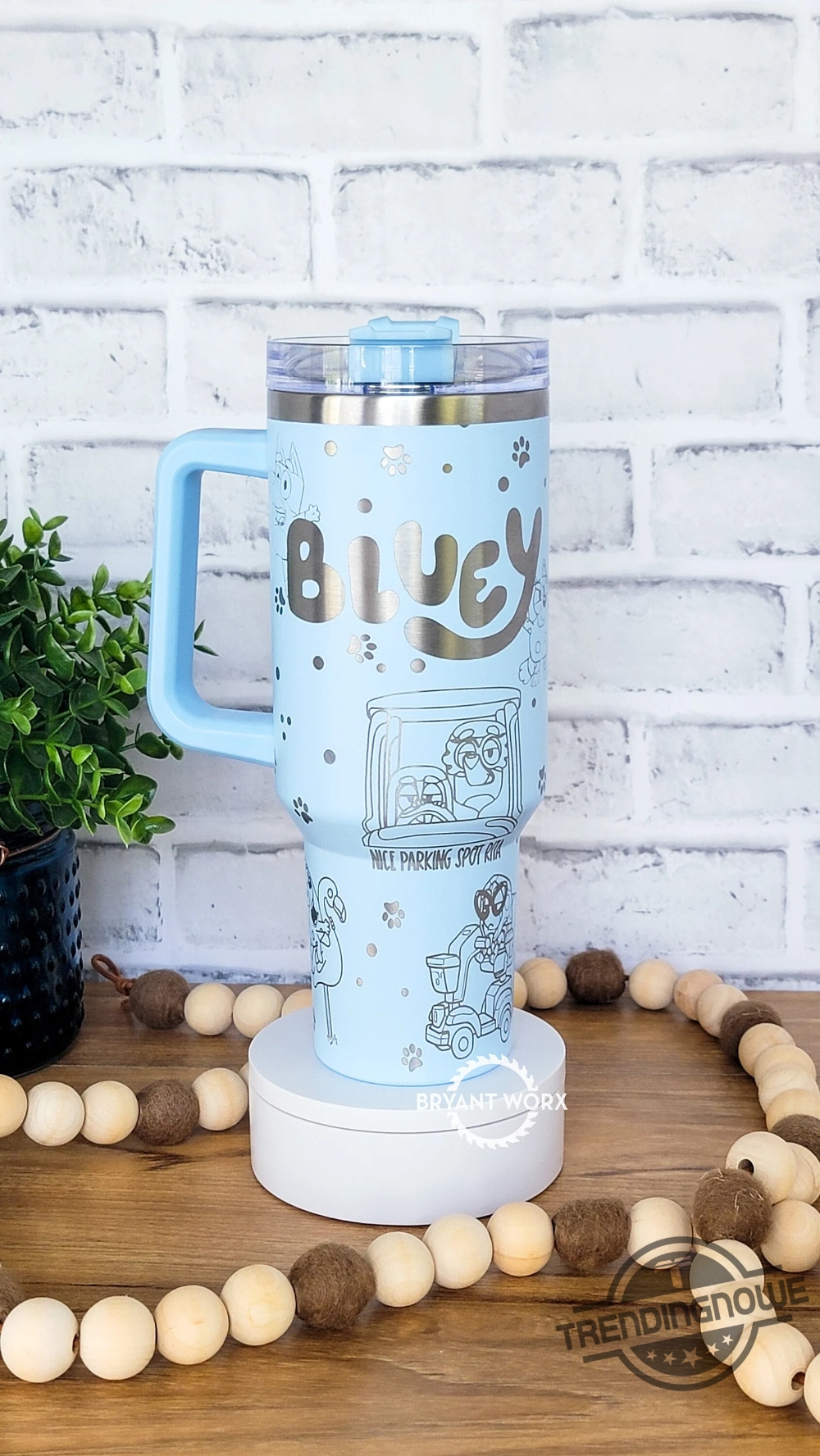 Cute Dog Stanley Cup Grannies Heeler Blue Dog Muffin Stanley Tumbler Here Come The Grannies Tumbler Gift For Family Birthday Dad Mom