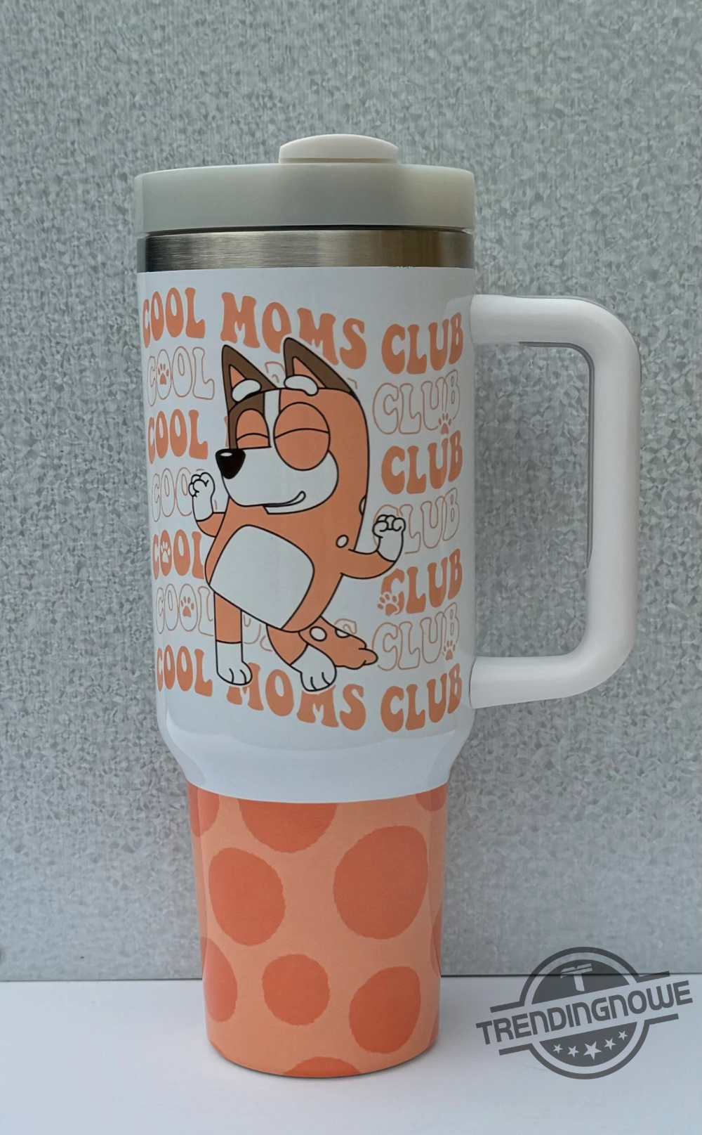 Bluey Stanley Tumbler Blue Dog Mum Cartoon Cool Moms Club Tumbler Mum Tumbler Blue Heeler Stanley Cup Mothers Day Gift