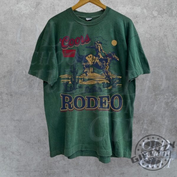 Coors Western Cowboy Shirt Vintage 90S Graphic Western Tshirt Retro Coors Hoodie Rodeo Oversize Cowboy Sweatshirt Wild West Cool Gift giftyzy 5