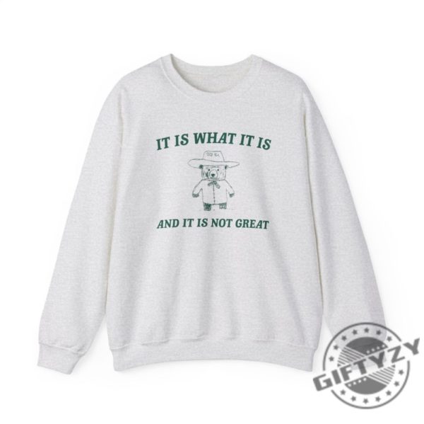 It Is What It Is And Its Not Great Unisex Shirt giftyzy 1