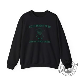 It Is What It Is And Its Not Great Unisex Shirt giftyzy 3