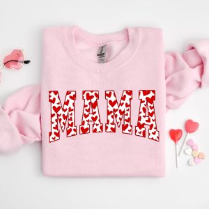 Mama Sweatshirt Valentines Day Shirt Mama Valentine Shirt Mama Shirt Love Shirt Cute Valentines Shirt Valentine Sweatshirt Unique revetee 4 1