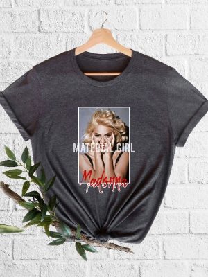 Madonna Material Girl Shirt Madonna Lovers T Shirt Vintage Madonna 80S Party Tee 80S Fashion Madonna Poster Print Tee Iconic Pop Star Unique revetee 3