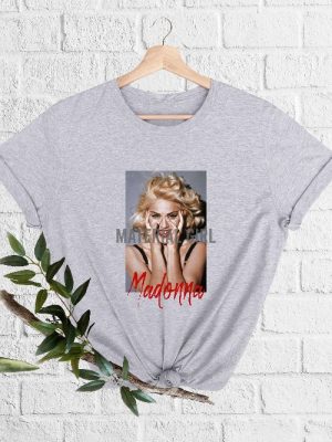 Madonna Material Girl Shirt Madonna Lovers T Shirt Vintage Madonna 80S Party Tee 80S Fashion Madonna Poster Print Tee Iconic Pop Star Unique revetee 4