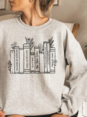 Custom Bookshelf Bookworm Gift Librarian Gift Booktok Merch Librarian Shirt Book Lover Shirt Custom Reader Shirt Reading Shirt Book Unique revetee 2