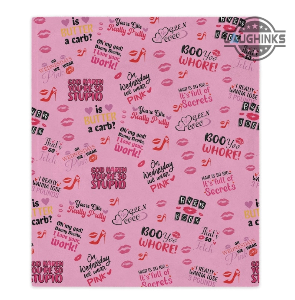 New Burn Book - Mean Girls Throw Blanket For Sofa Beautiful Blankets