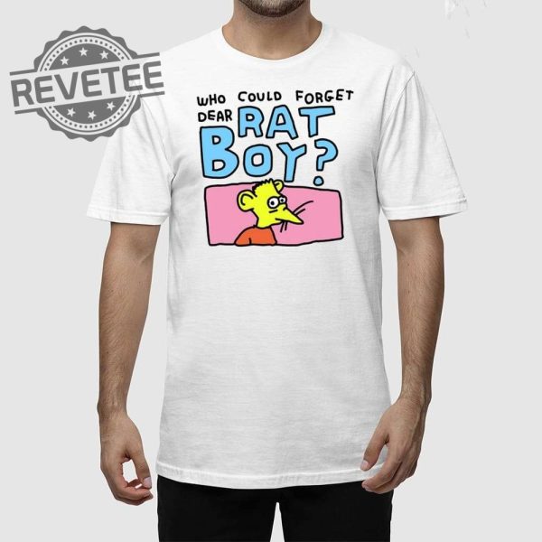 Who Could Forget Dear Rat Boy Shirt Unique Who Could Forget Dear Rat Boy Hoodie Sweatshirt Long Sleeve Shirt revetee 1
