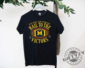 Michigan Rose Bowl Champions Shirt Go Blue Sweatshirt Fan Spirit Wolverines Tshirt Masterpiece Hoodie Collegiate Football Fan Shirt giftyzy 2