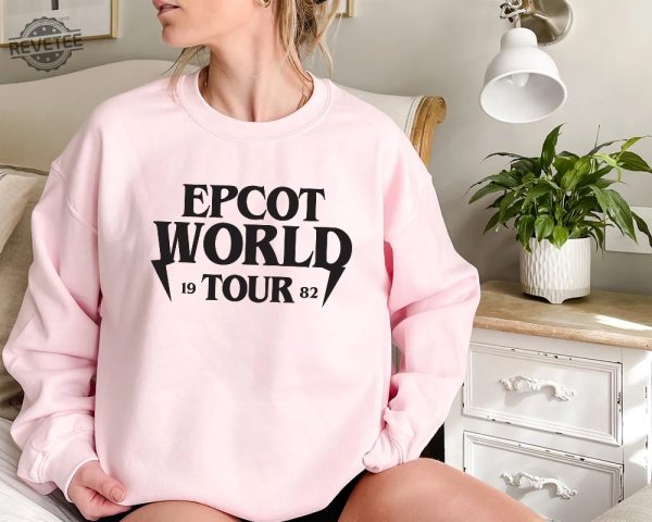 Epcot World Tour Sweatshirt Around The World Disneyland Shirt Disney Vacation Shirts Epcot Family Tee Drink Around The World Tour Unique revetee 1