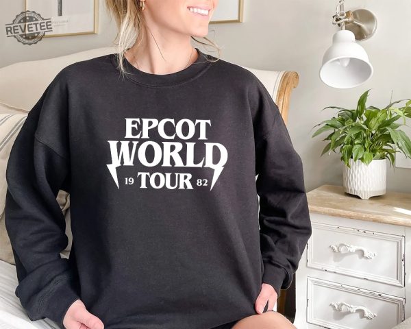 Epcot World Tour Sweatshirt Around The World Disneyland Shirt Disney Vacation Shirts Epcot Family Tee Drink Around The World Tour Unique revetee 4