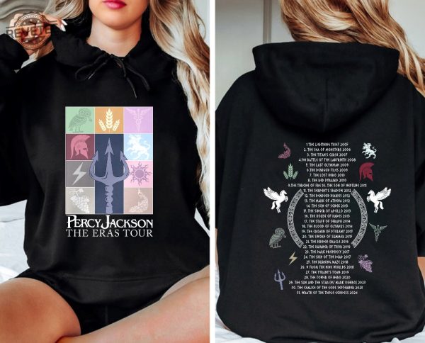 Percy Jackson Camp Half Blood And The Olympians Eras Tour Sweatshirt Lighting Thief Bookish Shirt Tv Series Novel Gift Shirt Fantasy Tee Unique revetee 1