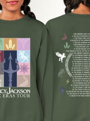 Percy Jackson Camp Half Blood And The Olympians Eras Tour Sweatshirt Lighting Thief Bookish Shirt Tv Series Novel Gift Shirt Fantasy Tee Unique revetee 2