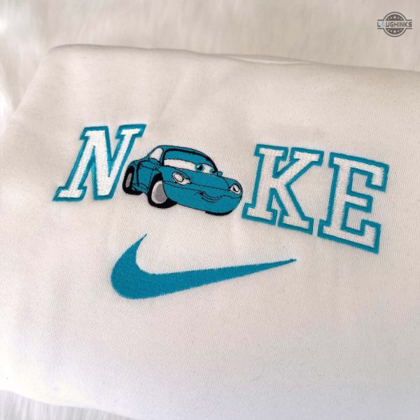 lightning mcqueen nike sweatshirt tshirt hoodie embroidered cars mcqueen sally mater embroidery shirts disney anniversary valentines gift couple matching tee laughinks 5