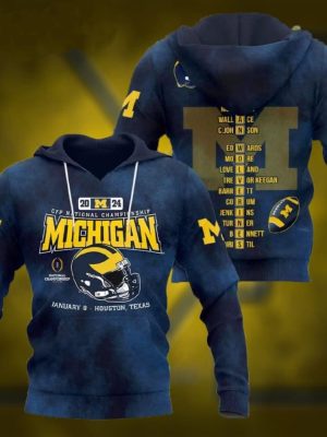 Michigan Football 2024 CFP National Championship Shirt 2