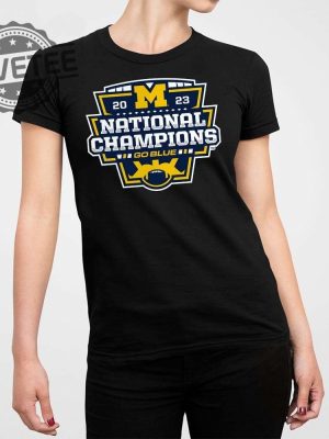 Michigan College Football Playoff 2023 National Champions Logo Shirt Unique Michigan College Football Playoff 2023 National Champions Logo Hoodie revetee 3