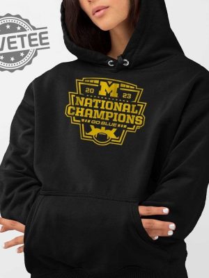 Michigan Football 2023 National Champions Logo Shirt Unique Michigan Football 2023 National Champions Logo Hoodie revetee 2