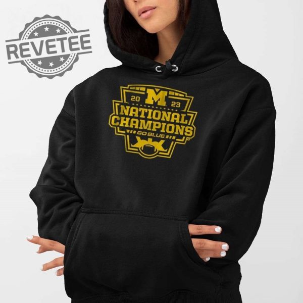 Michigan Football 2023 National Champions Logo Shirt Unique Michigan Football 2023 National Champions Logo Hoodie revetee 2