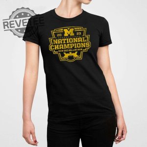 Michigan Football 2023 National Champions Logo Shirt Unique Michigan Football 2023 National Champions Logo Hoodie revetee 3