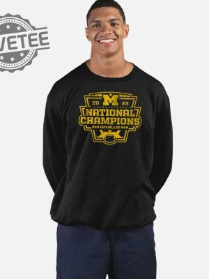 Michigan Football 2023 National Champions Logo Shirt Unique Michigan Football 2023 National Champions Logo Hoodie revetee 4