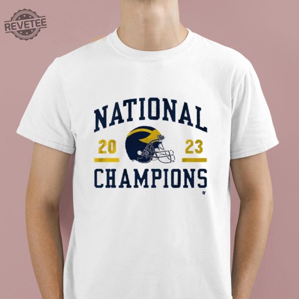 Michigan Football National Champs Helmet 2023 Shirt Unique Michigan Football National Champs Helmet 2023 Hoodie revetee 1