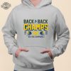 Michigan Football Back To Back Champs Big Ten Champions Shirt Unique Michigan Football Back To Back Champs Big Ten Champions Hoodie revetee 1