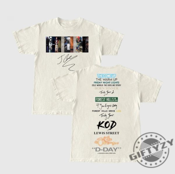 Vintage J Cole All Album Hip Hop Rap Tshirt J Cole Hoodie Concert Tour 90S Sweatshirt Unisex Shirt giftyzy 3