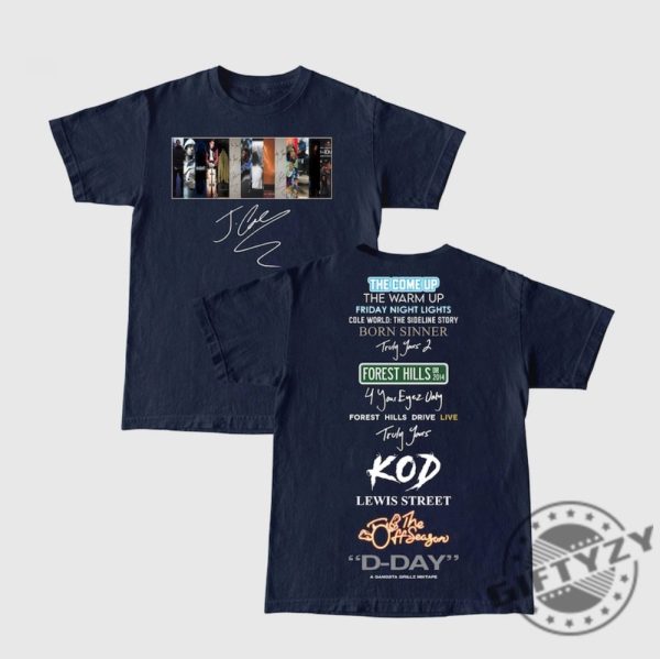 Vintage J Cole All Album Hip Hop Rap Tshirt J Cole Hoodie Concert Tour 90S Sweatshirt Unisex Shirt giftyzy 4