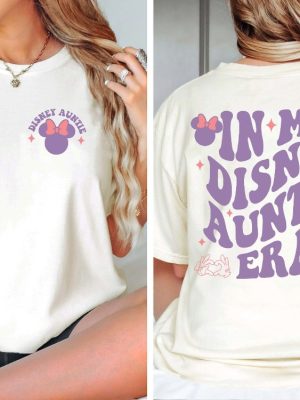 Custom In My Auntie Era Shirt Disney Auntie Shirt Disney Aunt Shirt Gift For Aunts Cool Aunt Shirt Minnie Ears Shirt Disney Era Shirt Unique revetee 2