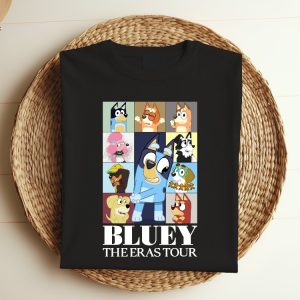 Bluey Eras Tour Shirt Bluey Family Shirt Bluey Cartoon Shirt Bluey Birthday Party Shirt Bluey Heeler Shirt Eras Tour Bluey Unique revetee 3 2