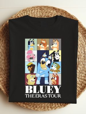 Bluey Eras Tour Shirt Bluey Family Shirt Bluey Cartoon Shirt Bluey Birthday Party Shirt Bluey Heeler Shirt Eras Tour Bluey Unique revetee 3 2