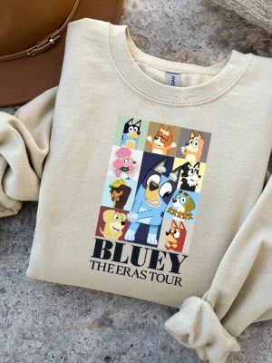 Bluey Eras Tour Shirt Bluey Family Shirt Bluey Cartoon Shirt Bluey Birthday Party Shirt Bluey Heeler Shirt Eras Tour Bluey Unique revetee 6 1