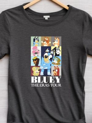 Bluey Eras Tour Shirt Bluey Family Shirt Bluey Cartoon Shirt Bluey Birthday Party Shirt Bluey Heeler Shirt Eras Tour Bluey Unique revetee 7 1