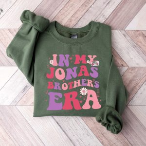 In My Jonas Brothers Era Jonas Brothers Shirt Jonas Brother Merch Five Albums One Night Tour Shirt Joe Jonas Sweatshirt Unique revetee 4 1