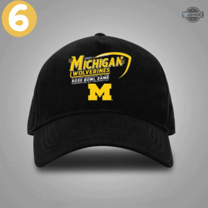 michigan rose bowl champs hat michigan wolverines football classic embroidered baseball cap 2024 game day university of michigan go blue dad hats 6