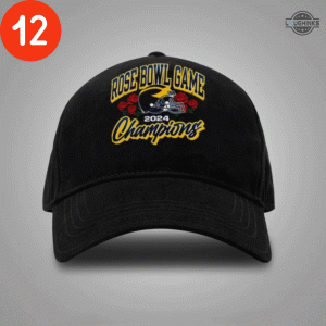 michigan rose bowl champs hat michigan wolverines football classic embroidered baseball cap 2024 game day university of michigan go blue dad hats 12