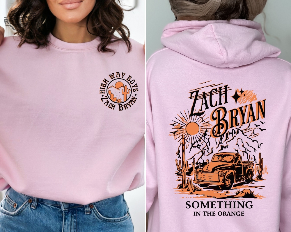Zach Bryan Fan Gift Highway Boys Sweatshirt Something In The Orange Hoodie Zach Bryan Washington Dc Clean Zach Bryan Songs revetee 1