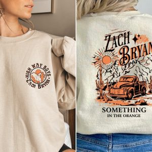 Zach Bryan Fan Gift Highway Boys Sweatshirt Something In The Orange Hoodie Zach Bryan Washington Dc Clean Zach Bryan Songs revetee 5